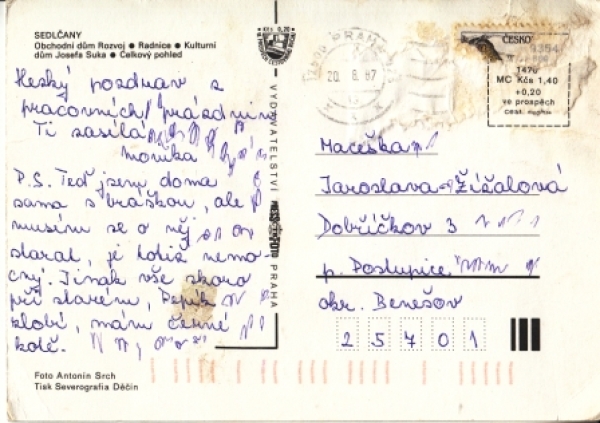 Sedlčany 1987 95 001 ●